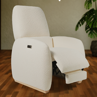 Cadeirão Alice Relax elétrico com duplo pousa-pés e bateria