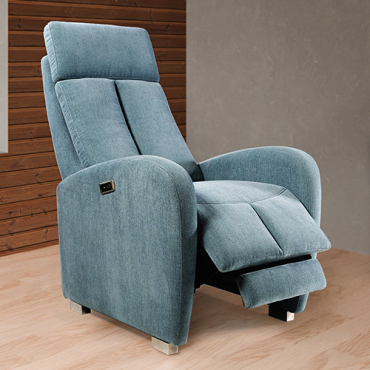 Cadeirão Luísa Relax elétrico com duplo pousa-pés e Bateria