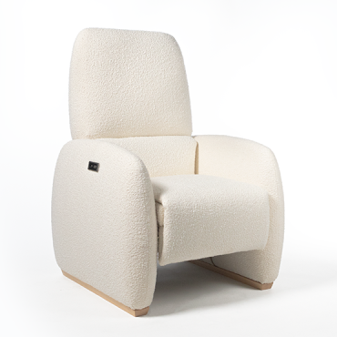 Cadeirão Alice Relax elétrico com duplo pousa-pés e bateria